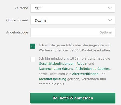 Was ist der Bet365 Deutschland Bonus-Code?